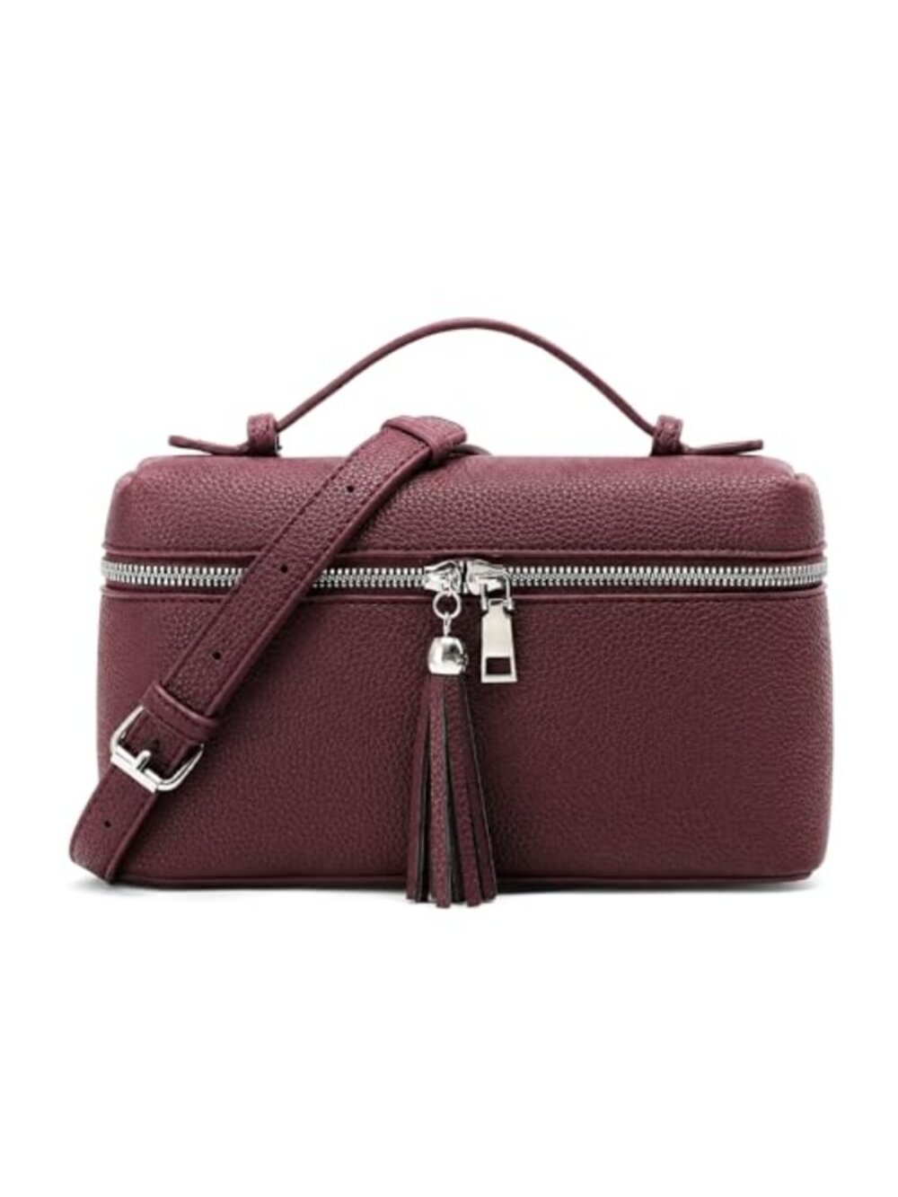 Vegan Leather Women's Small Top Handle Crossbody Purse